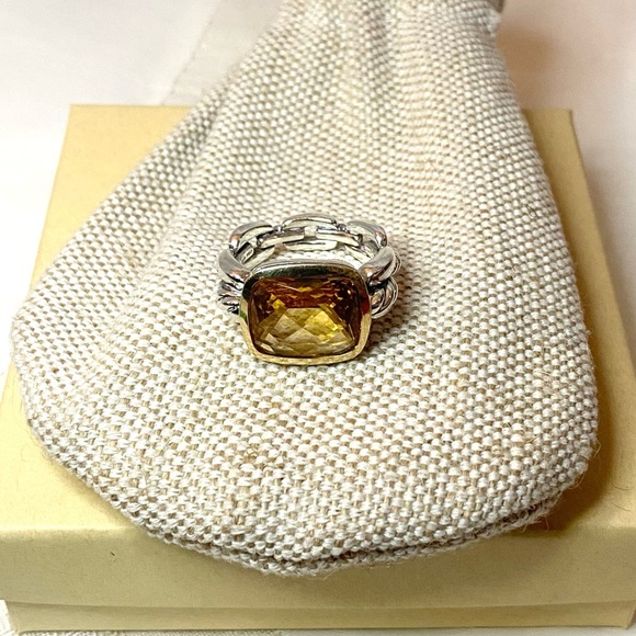 David Yurman Limited Edition Citrine Wheaton Ring - Picture 7 of 16